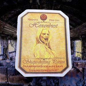 SHAPESHIFTER Witchy Sorceress Supreme Potion B0ttle Label Sticker Spell Occult